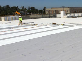 Single-Ply Reroofing at SAC 1 Data Center